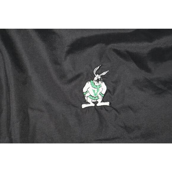 Nike Golf Pullover Jacket Mens XL Black Beige Clima-Fit Windbreaker Bunny Logo - Picture 3 of 8